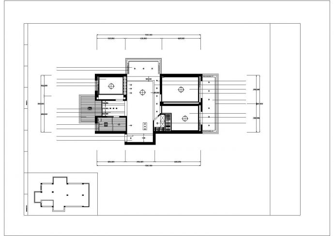 长沙市某新建小区130平米热门户型全套装修装饰设计CAD图纸_图1