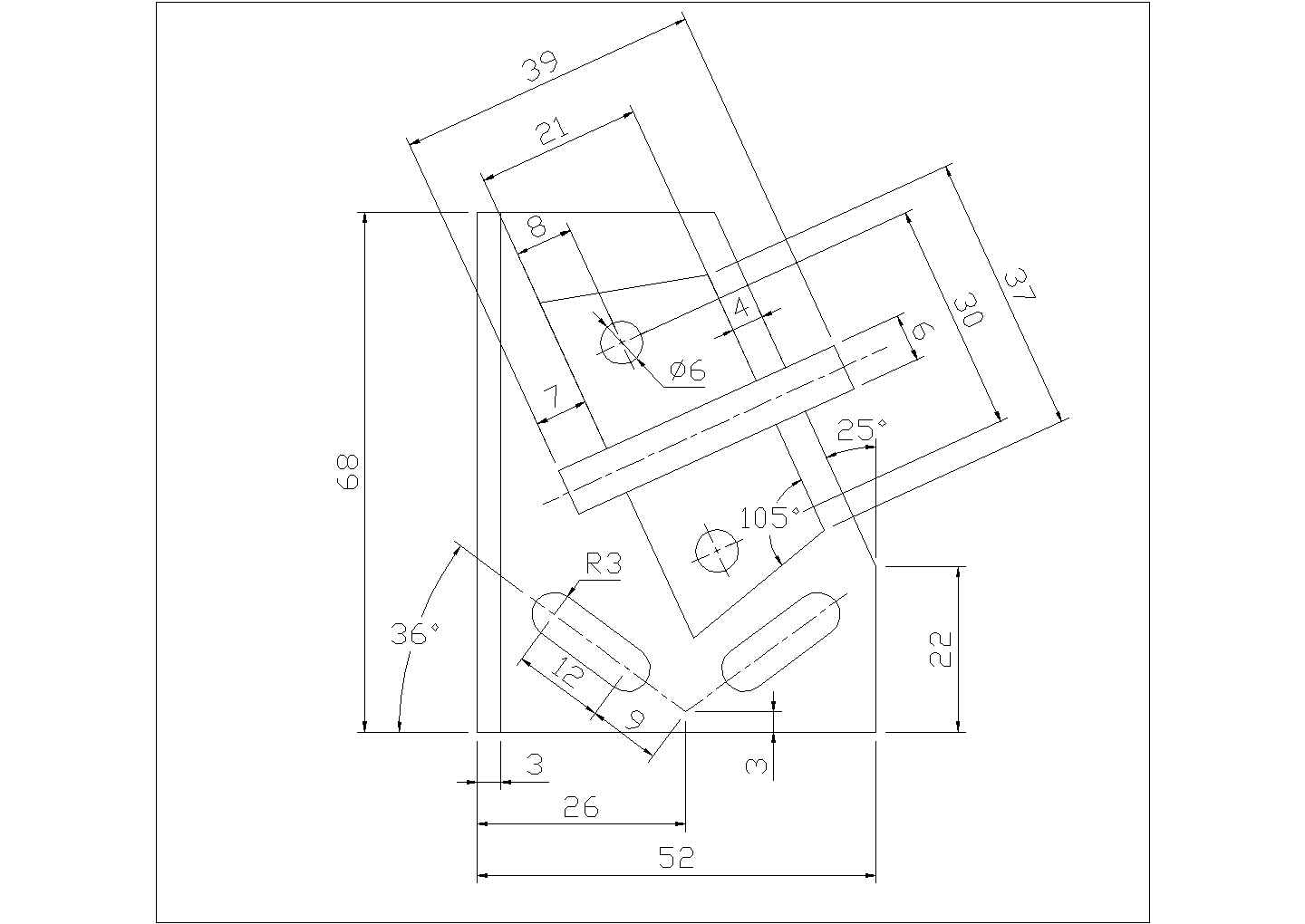 某机械制图CAD平面节点施工图