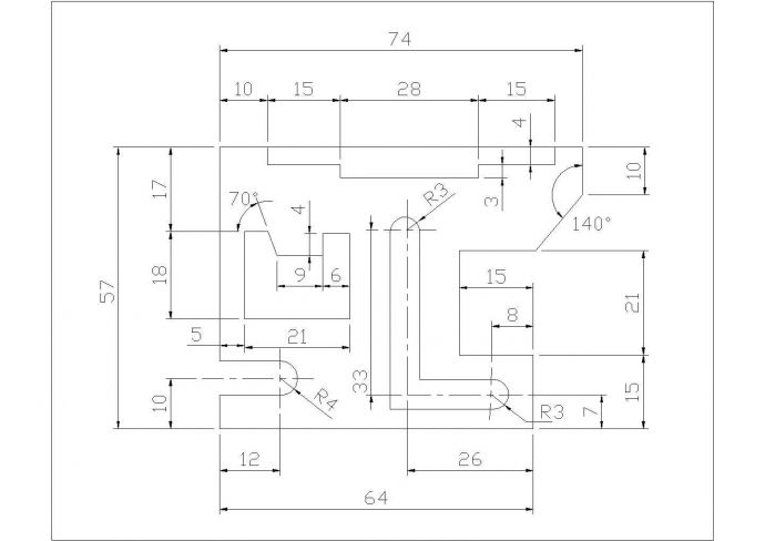 某机械制图CAD节点构造详细设计_图1