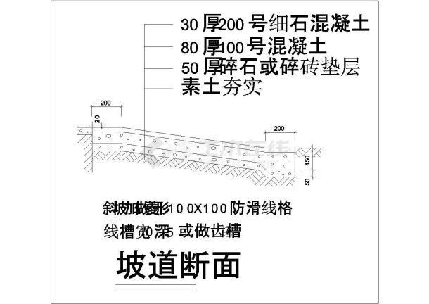 某室外构造CAD构造节点大样图纸-图一