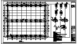 厂房设计_某单层门式刚架结构厂房结构施工cad图纸-图一