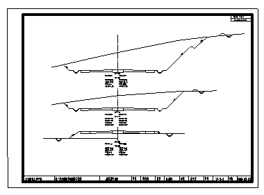 某城市某一级公路路基路面综合设计cad图(含计算书)-图二