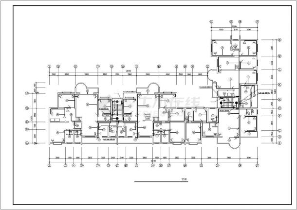 职工住宅楼电气施工图，共9张-图二