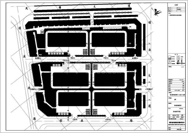 某工业区厂房区CAD大样全套完整图纸-图一