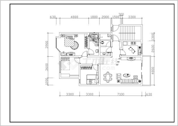 南京某新建小区85-135平米热门户型设计CAD图纸（共22张）-图二