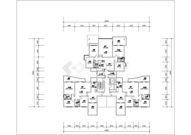 苏州银容小区8张经典热门的平面户型设计CAD图纸（含3层别墅平面图）-图二