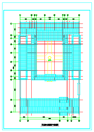 北京四合院建筑平面设计cad施工图-图一