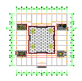 某四合院办公楼建筑设计cad施工图-图二