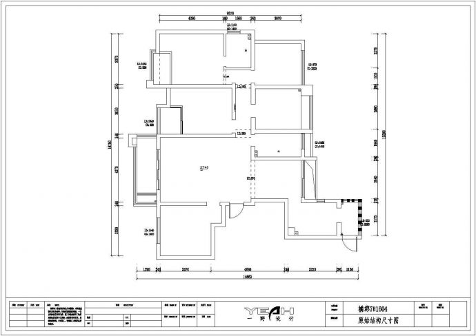 180平米四室两厅全套装修施工图_图1