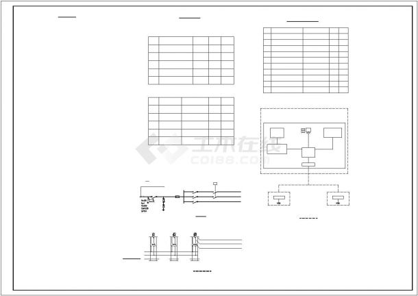 小区路灯及视频监控图纸含说明及系统图-图一