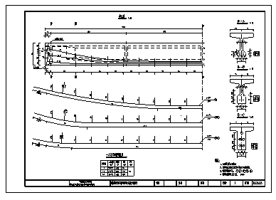 某20米主梁全长预应力混凝土T形梁桥设计cad图(含计算书)-图二