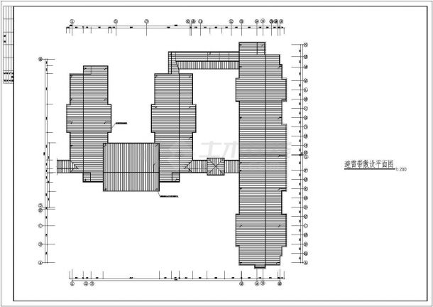 某县城三层五字型医院综合楼电气工程设计施工图（含急诊、产房和手术室用电设计说明）-图二