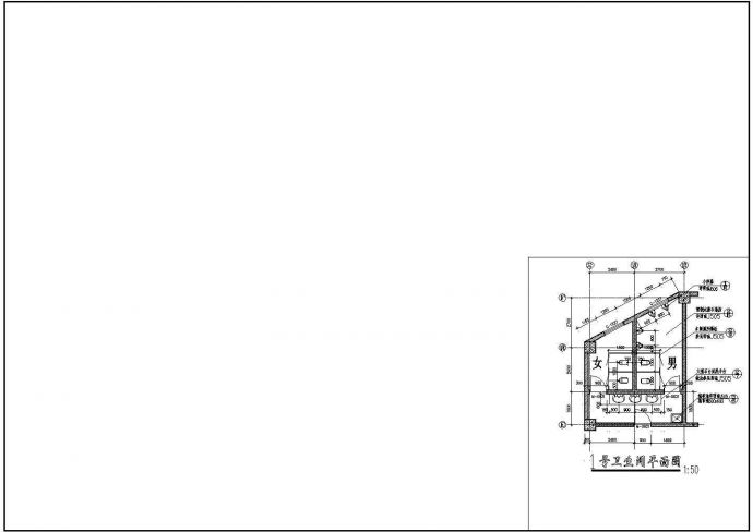 高层的住宅楼CAD建筑施工图_图1