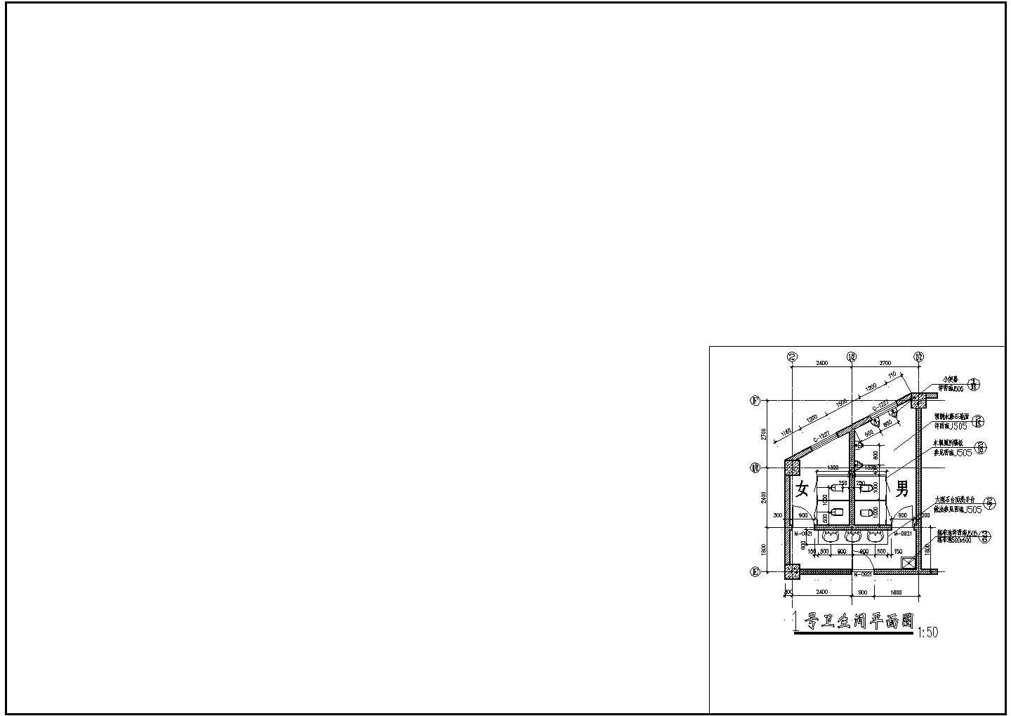 高层的住宅楼CAD建筑施工图