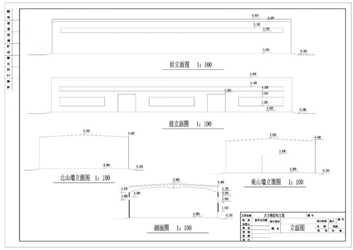972平米单层钢结构小厂房结施平面方案详图_图1