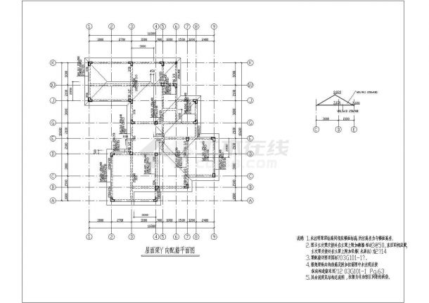 250平米2层住宅建筑结构设计图（建筑结构图、清单计价、施工平面、进度表）-图一