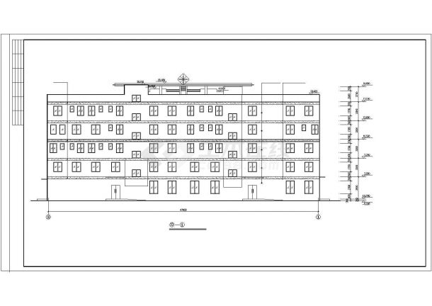 【最新】医院综合楼建筑设计方案CAD图纸-图二