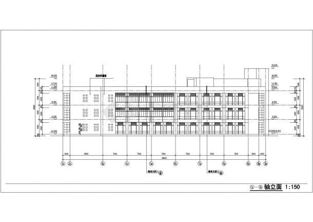 【最新】某学校化学实验楼设计方案CAD图纸-图一