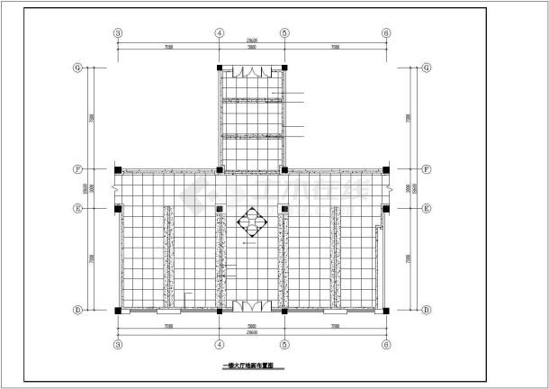 【最新】某医院工装建筑设计方案CAD图纸-图一