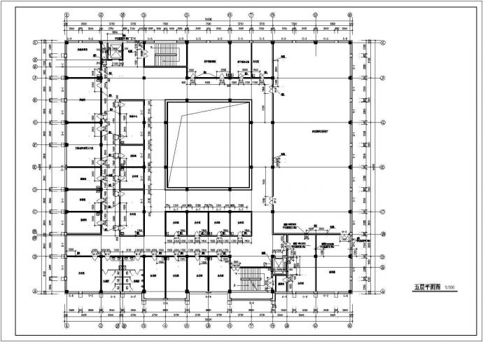 【最新】某医院建筑全套平面设计方案CAD图纸_图1
