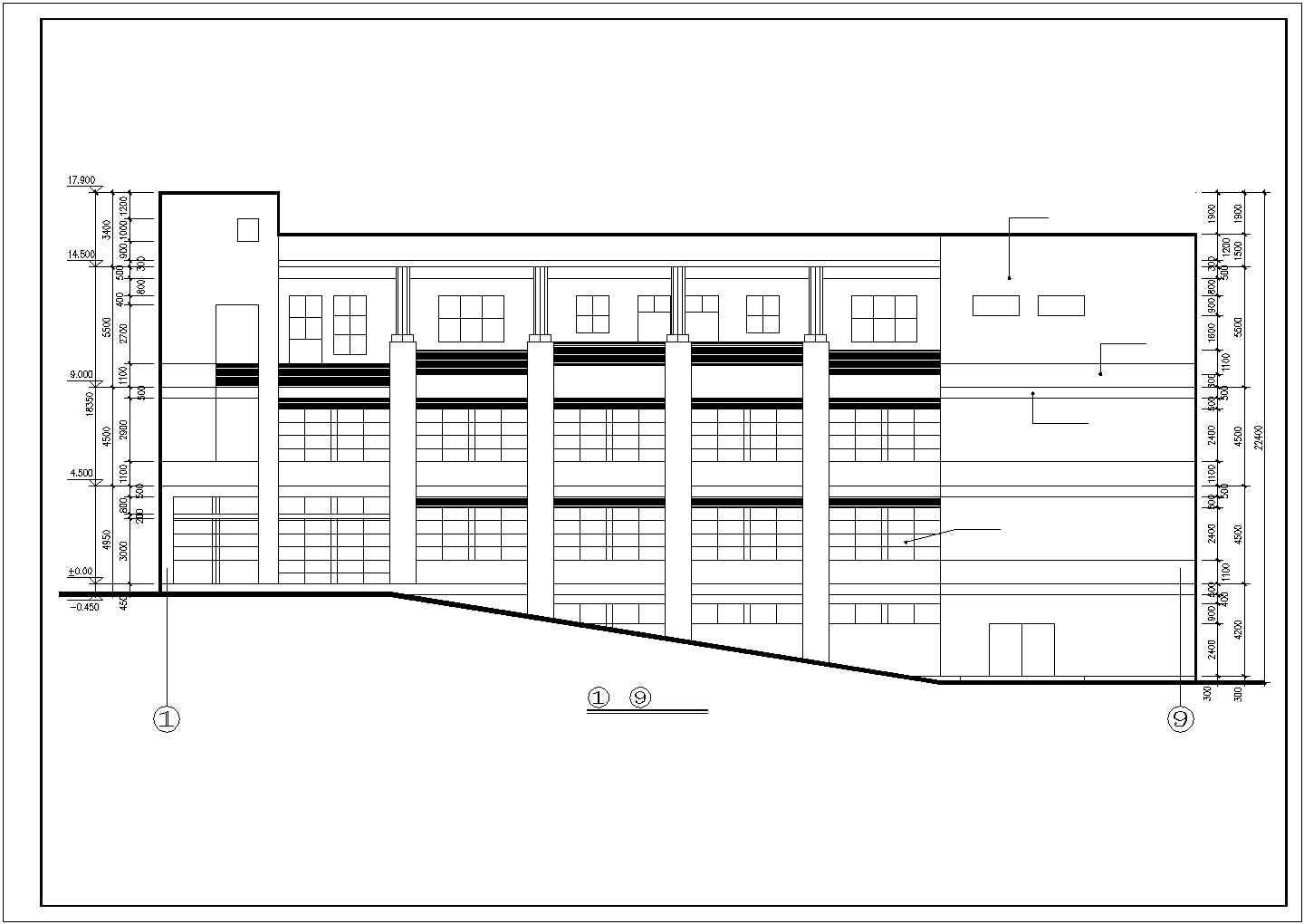 【最新】某医院家属区教室及食堂全套设计方案CAD图纸
