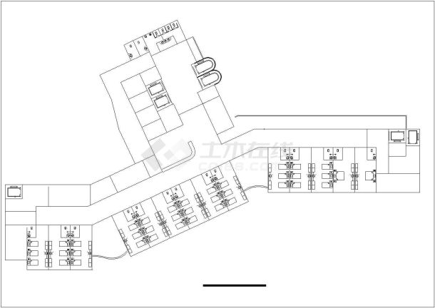 【最新】某高校医院建筑设计方案CAD图纸-图一