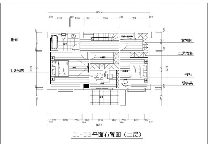 邢台市某小区70-135平米左右热门户型设计CAD图纸（共18张）_图1