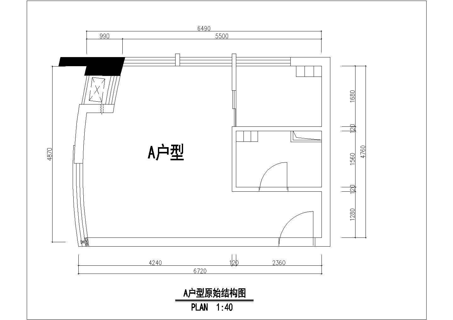 长沙市某现代化小区110平米的热门户型全套装修设计CAD图纸