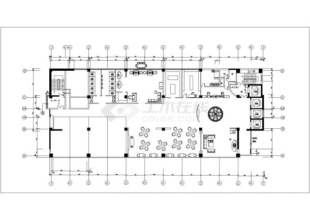 1.4万平米22层剪力墙结构商住公寓楼平面设计CAD图纸（含效果图）-图一