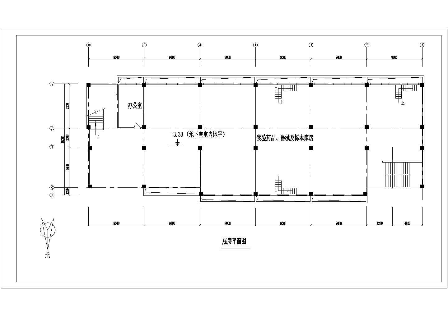 长沙市中学教学楼建筑方案设计图纸