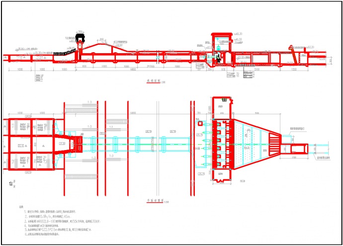 某地某轴流泵站全套设计施工图CAD图纸_图1