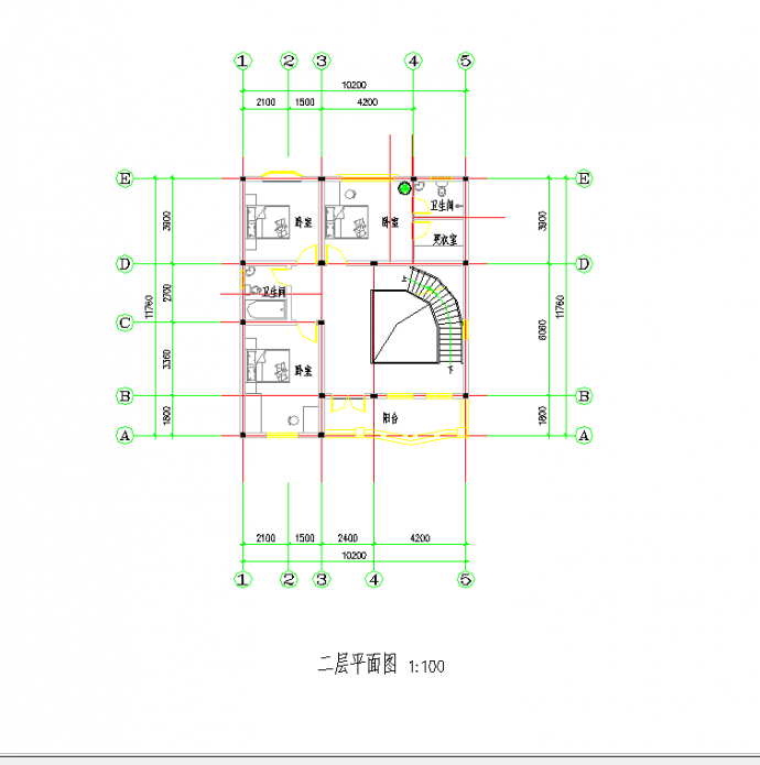 某地欧式别墅建筑CAD图纸_图1