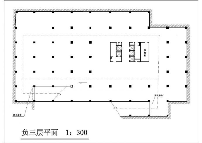 某商业街4万平米26层框架结构商住楼全套建筑设计CAD图纸（1-5层商用）_图1