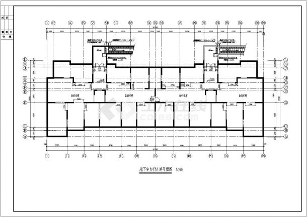贵州省遵义市花溪畔居小高层建筑施工设计CAD图-图一