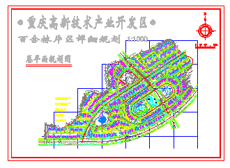 百合林片区总平面规划设计图_图1