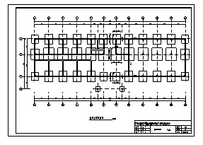 某四层框架结构办公综合楼结构施工cad图(含计算书，实习日记)-图二