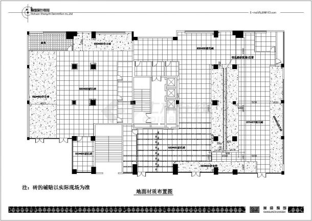 紫琅装饰设计金强大学城网吧施工CAD图（含效果图，平面图）-图一