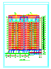 多层住宅小区规划设计CAD总图-图一