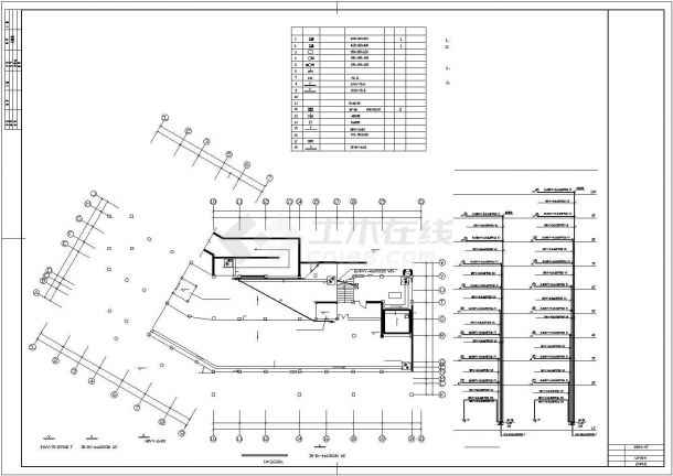 某11层建筑电气全套施工参考CAD详图-图一