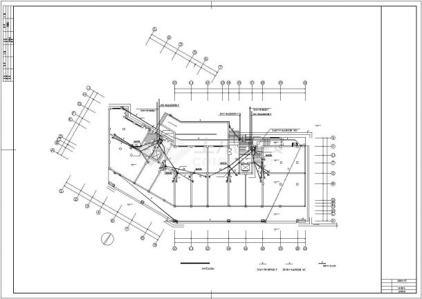 某11层建筑电气全套施工参考CAD详图-图二