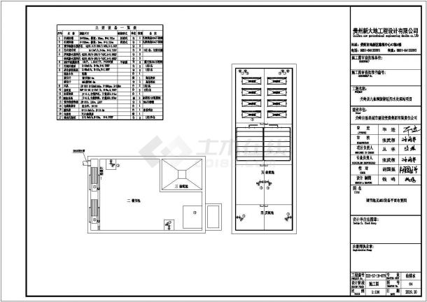 【最新】某厂区水处理设计方案CAD图纸-图一