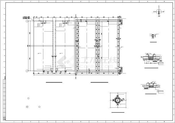 【最新】某污水处理工艺设计方案CAD图纸-图一