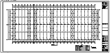 某两层门式钢架厂房车间结构施工cad图_厂房施工-图二
