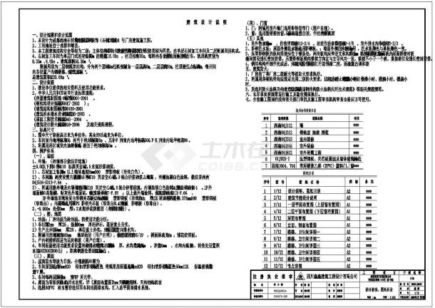 西部石材城钢结构厂房工程设计CAD全套结构施工图（含设计说明，含建筑设计，含多栋设计）-图二