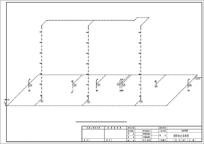 长46.9米宽13.94米-1+6层(1梯2户3单元)住宅楼给排水施工图（含设计说明）_图1