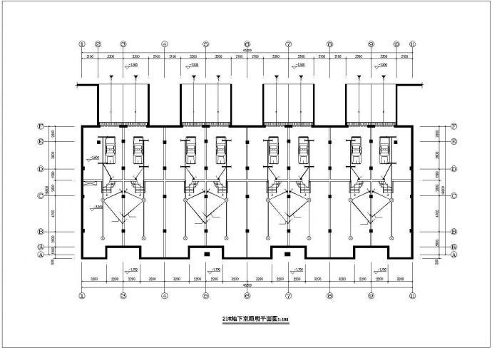 某联排别墅电气施工图全套CAD图纸_图1
