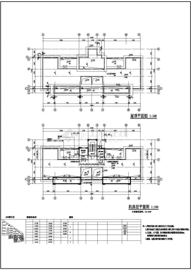 18层住宅CAD建筑施工图-图一