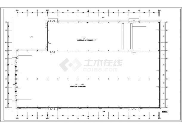 江苏建源益成新材料科技有限公司项目厂区1#厂房CAD建筑设计图纸-图二