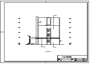 某四层职工大学办公楼建筑施工cad图(含计算书，施工组织设计)-图二