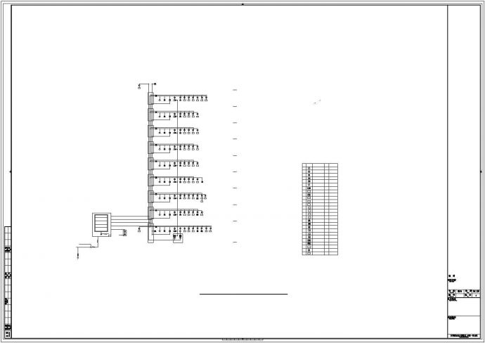 徐州市某市政单位8层办公楼弱电系统全套设计CAD图纸_图1